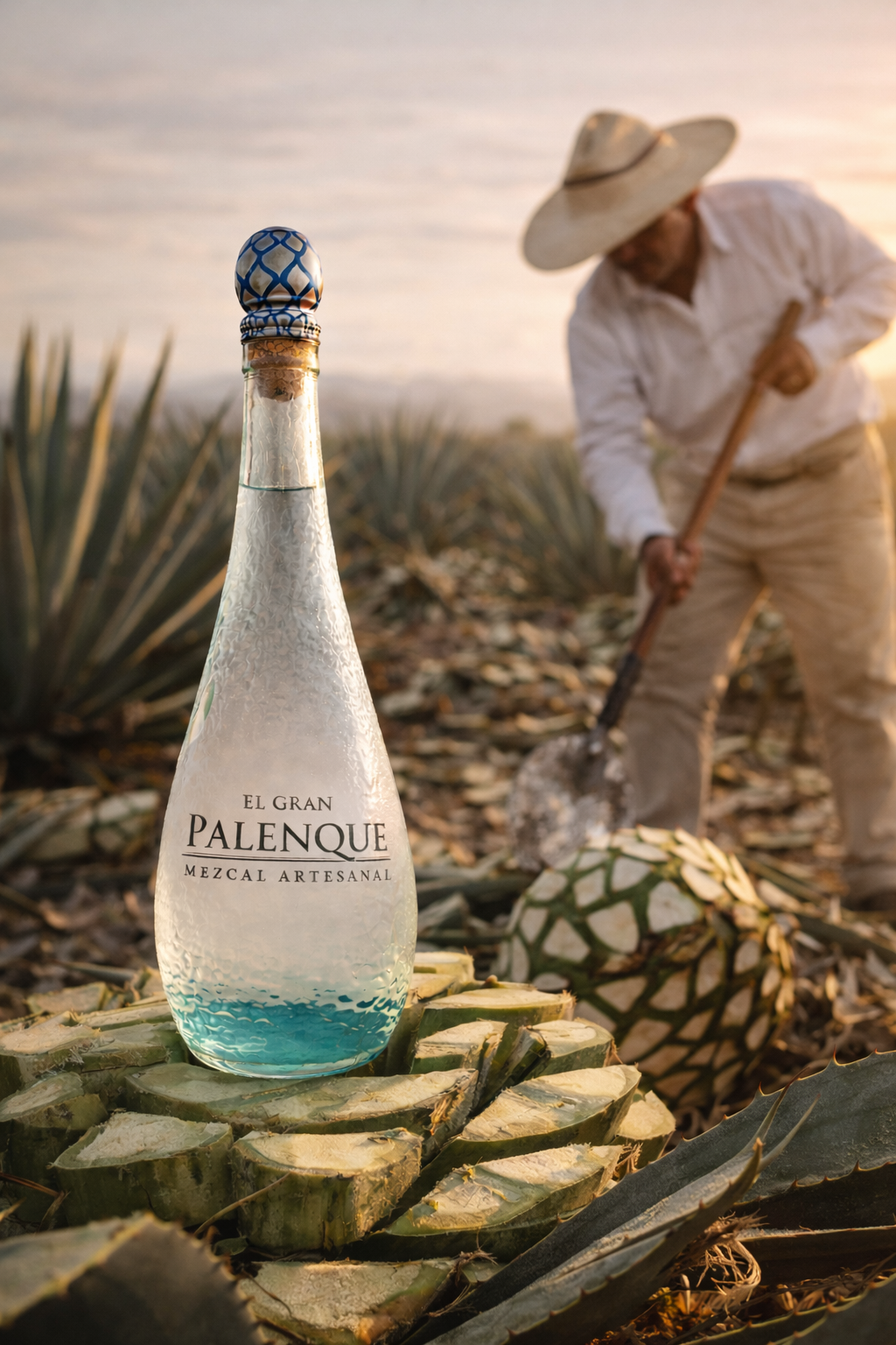 Harvesting Agave for Mezcal