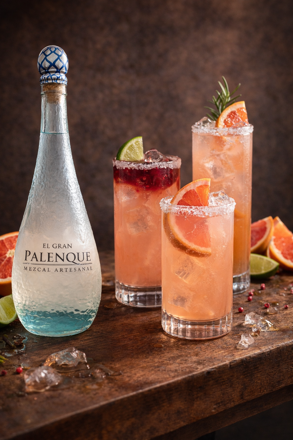 Mezcal Paloma Variations
